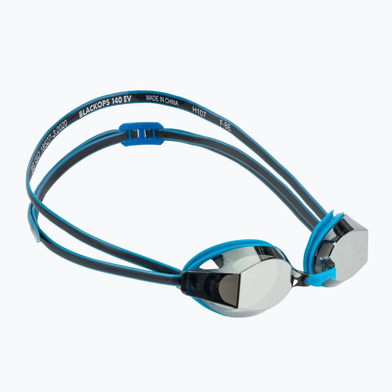 Окуляри для плавання дитячі TYR Blackops 140 Ev Racing Mirrored silver/ blue/ black