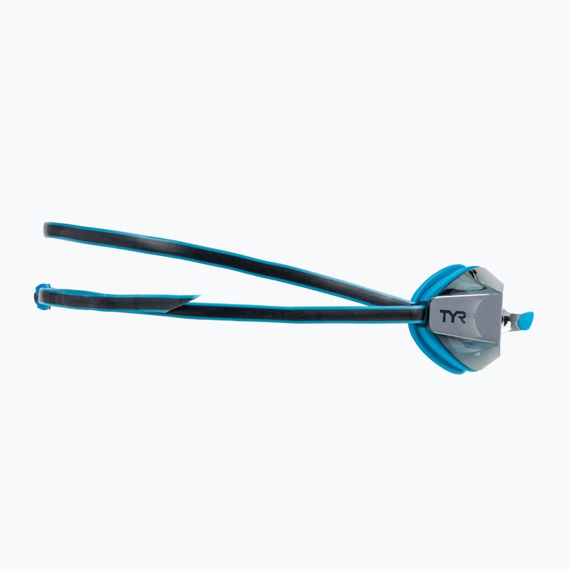 Окуляри для плавання дитячі TYR Blackops 140 Ev Racing Mirrored silver/ blue/ black 3