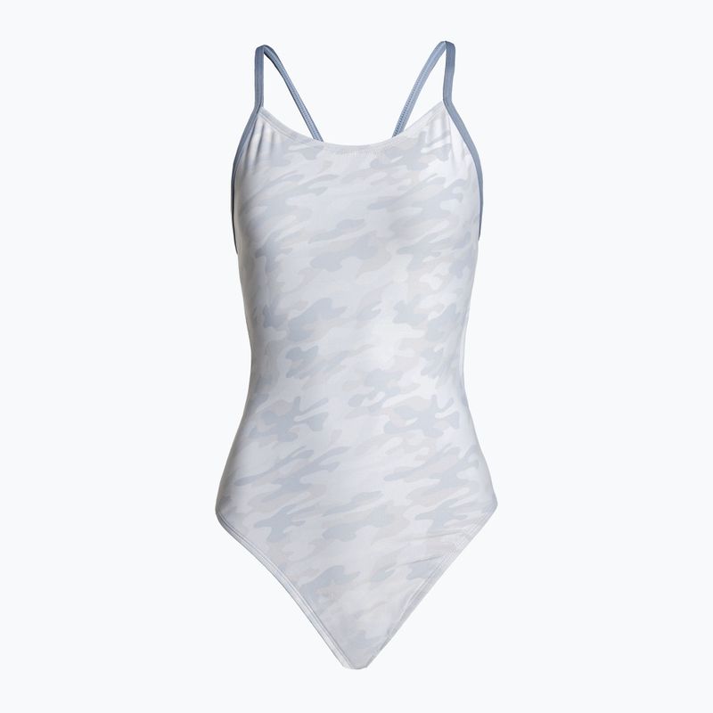 Купальник суцільний жіночий TYR Whiteout Camo Cutoutfit білий CWCM_100_28