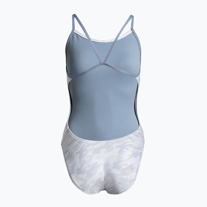 Купальник суцільний жіночий TYR Whiteout Camo Cutoutfit білий CWCM_100_28 2