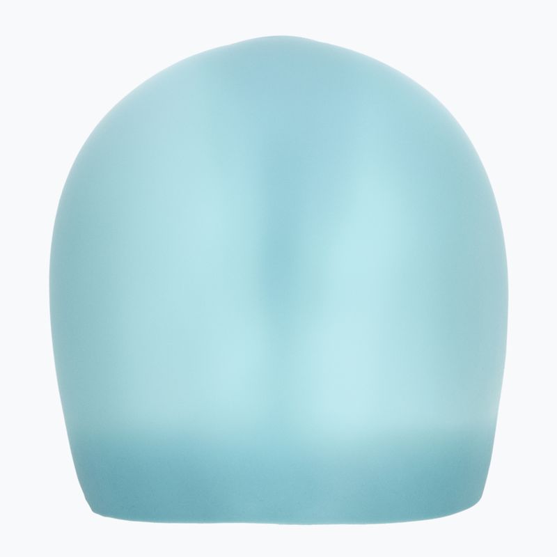Шапочка для плавання TYR Long Hair Wrinkle Free Silicone light blue 2