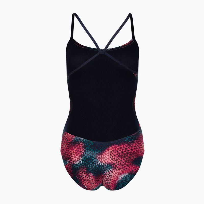 Купальник суцільний жіночий TYR Starhex Cutoutfit red/multi 2