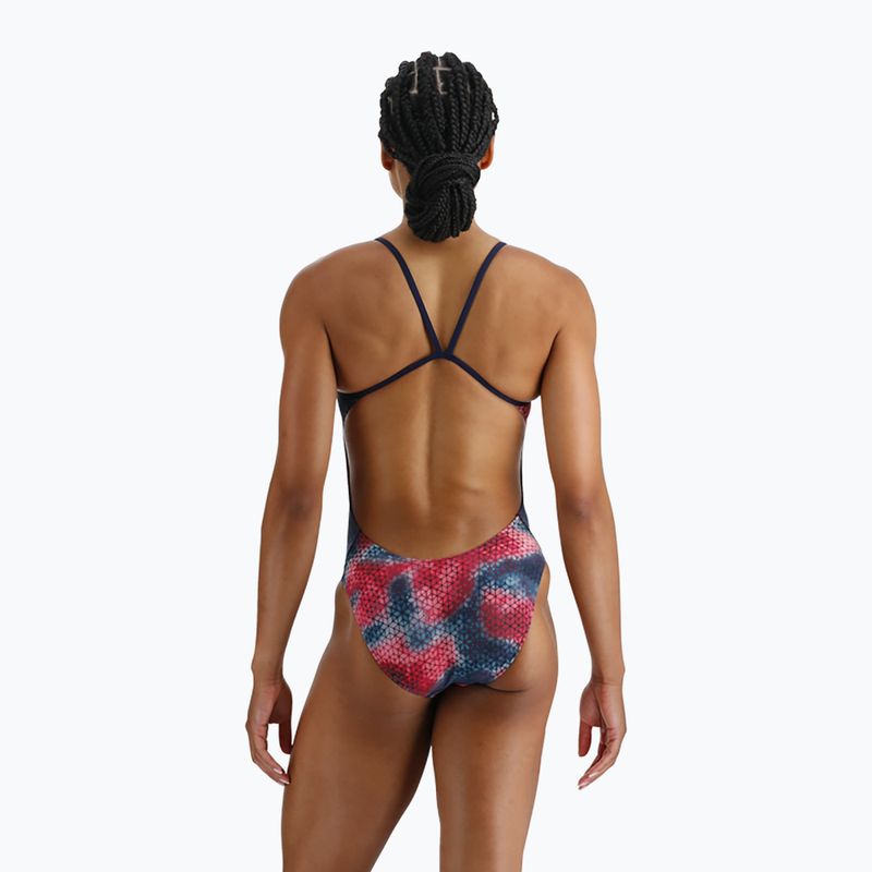Купальник суцільний жіночий TYR Starhex Cutoutfit red/multi 4