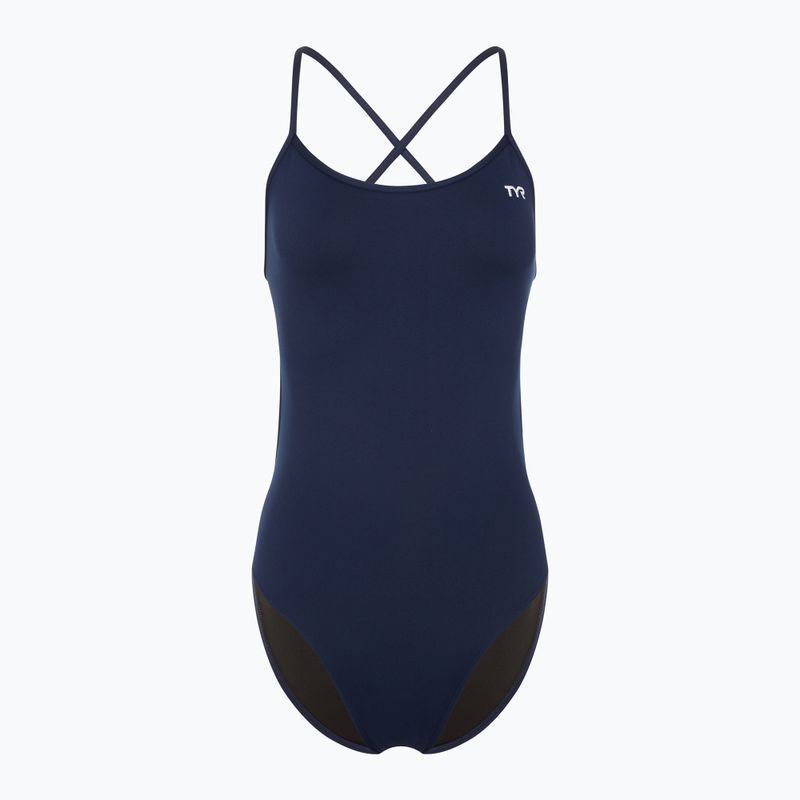 Купальник суцільний жіночий TYR Solid Trinityfit Durafast Elite navy