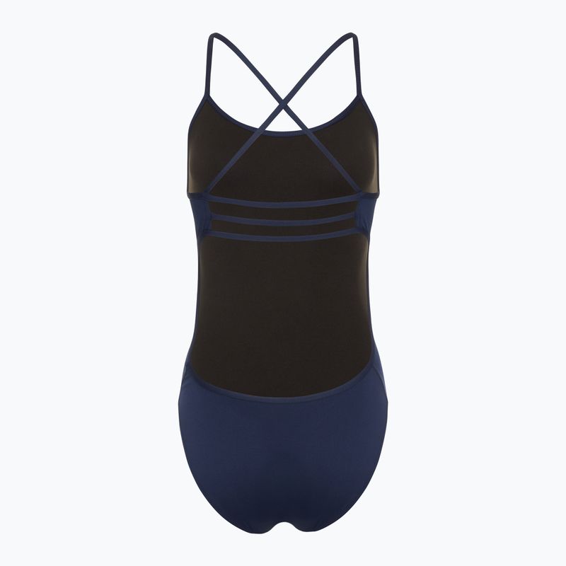 Купальник суцільний жіночий TYR Solid Trinityfit Durafast Elite navy 2