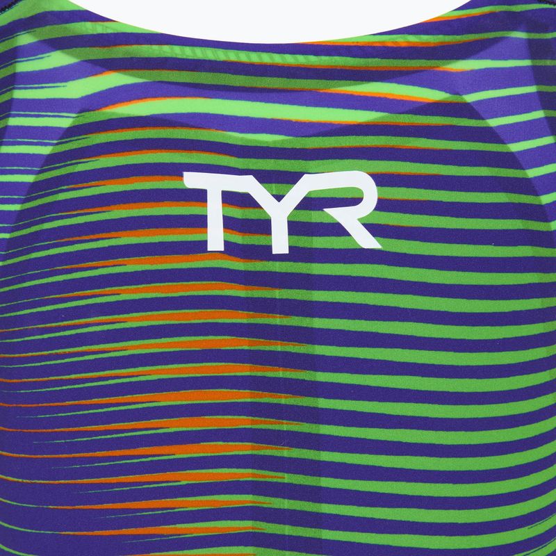 Купальник суцільний жіночий TYR Avictor 2.0 Luminins Open Back elec lime 3