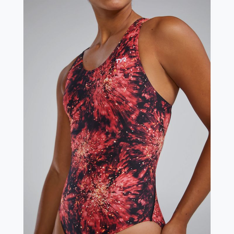 Купальник суцільний жіночий TYR Durafast Elite Radiant Flare Maxfit red 5