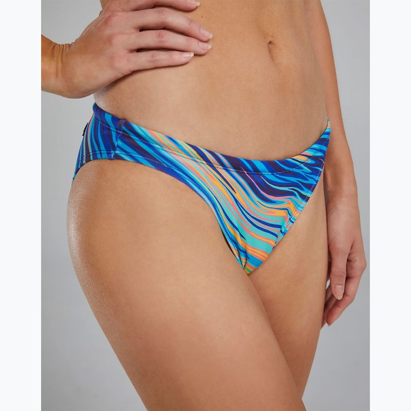 Нижня частина купальника TYR Riptidal Classic Full Coverage Bikini teal/orange 6