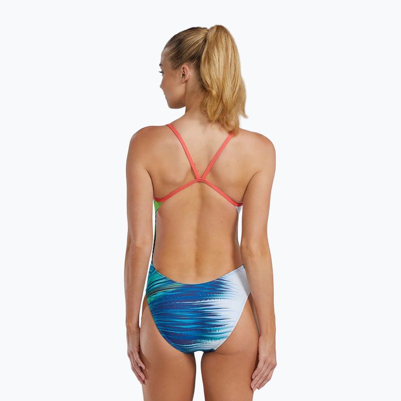 Купальник суцільний жіночий TYR Durafast Elite Bravura Cutoutfit white/multi 2