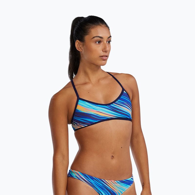 Верхня частина купальника TYR Riptidal Trinity teal/orange 4
