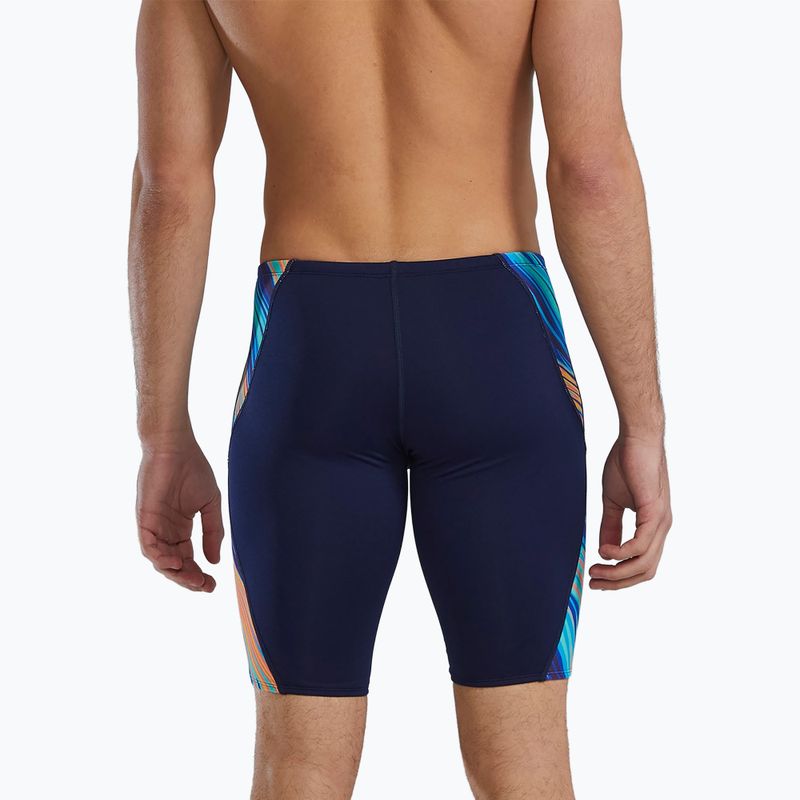 Плавки чоловічі TYR Durafast Elite Riptidal Jammer teal/orange 6