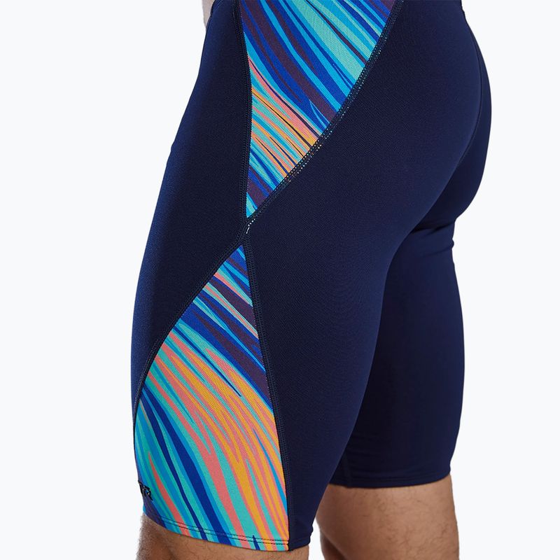 Плавки чоловічі TYR Durafast Elite Riptidal Jammer teal/orange 11