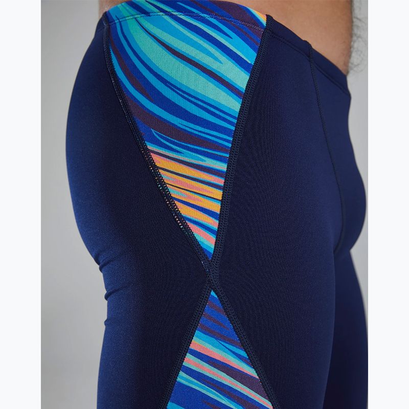 Плавки чоловічі TYR Durafast Elite Riptidal Jammer teal/orange 12