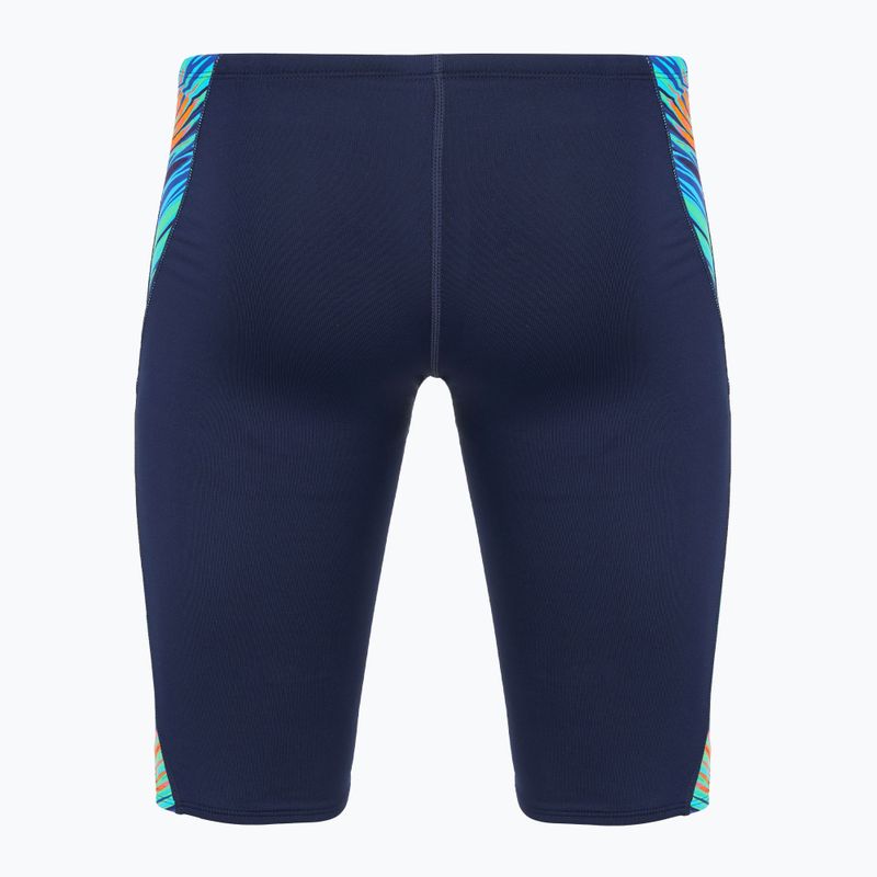 Плавки чоловічі TYR Durafast Elite Riptidal Jammer teal/orange 2
