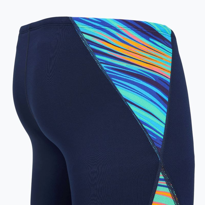 Плавки чоловічі TYR Durafast Elite Riptidal Jammer teal/orange 4