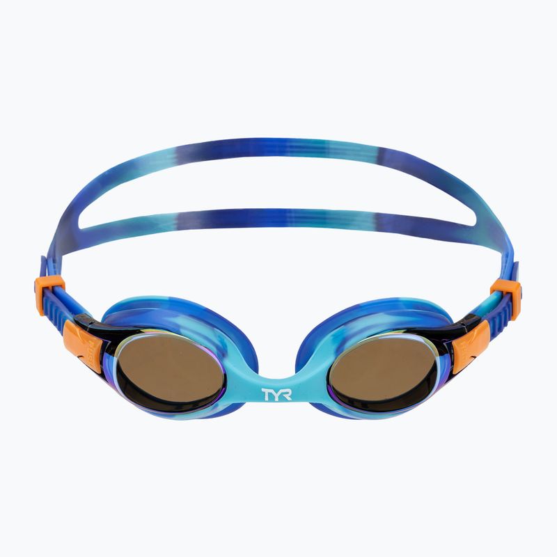 Окуляри для плавання дитячі TYR Swimple Tie Dye Mirrored blue / multi 2