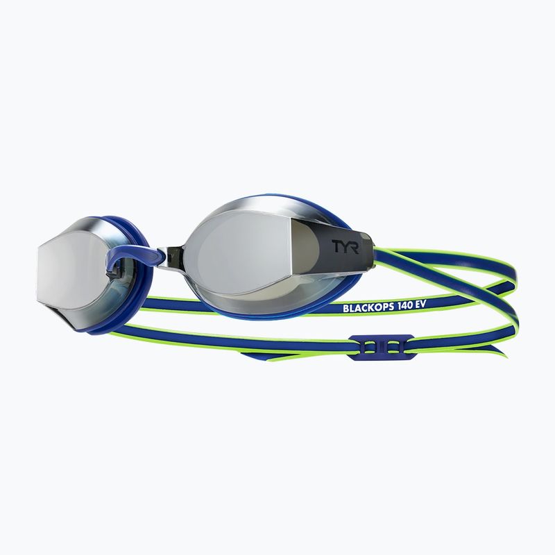 Окуляри для плавання TYR Blackops 140 Ev Racing Mirrorednavy/lime