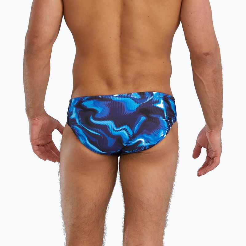 Плавки чоловічі TYR Durafast Elite Waveform Brief blue 2