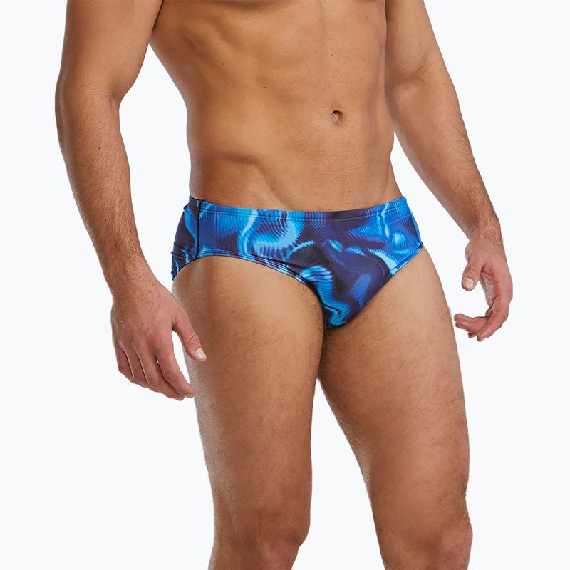 Плавки чоловічі TYR Durafast Elite Waveform Brief blue 3