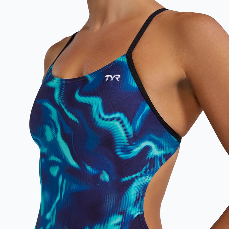 Купальник суцільний жіночий Tyr Durafast Elite Waveform Cutoutfit 7