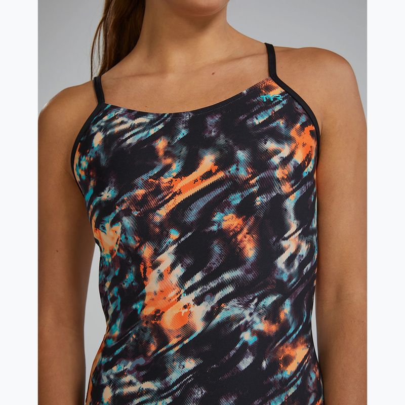 Купальник суцільний жіночий Tyr Durafast Elite Validus Cutoutfit orange/aqua/black 5