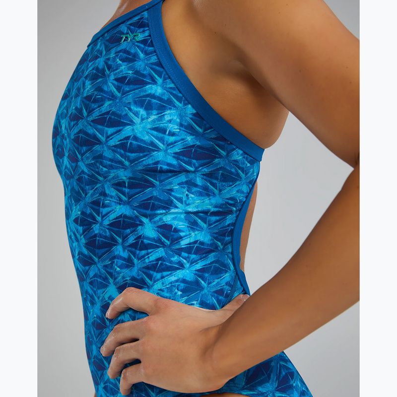 Купальник суцільний жіночий Tyr Durafast Elite Oceanid Diamondfit light blue/aqua 8
