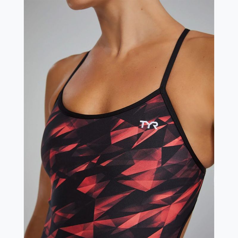 Купальник суцільний жіночий TYR Durafast Elite Triadic Trinityfit red 9