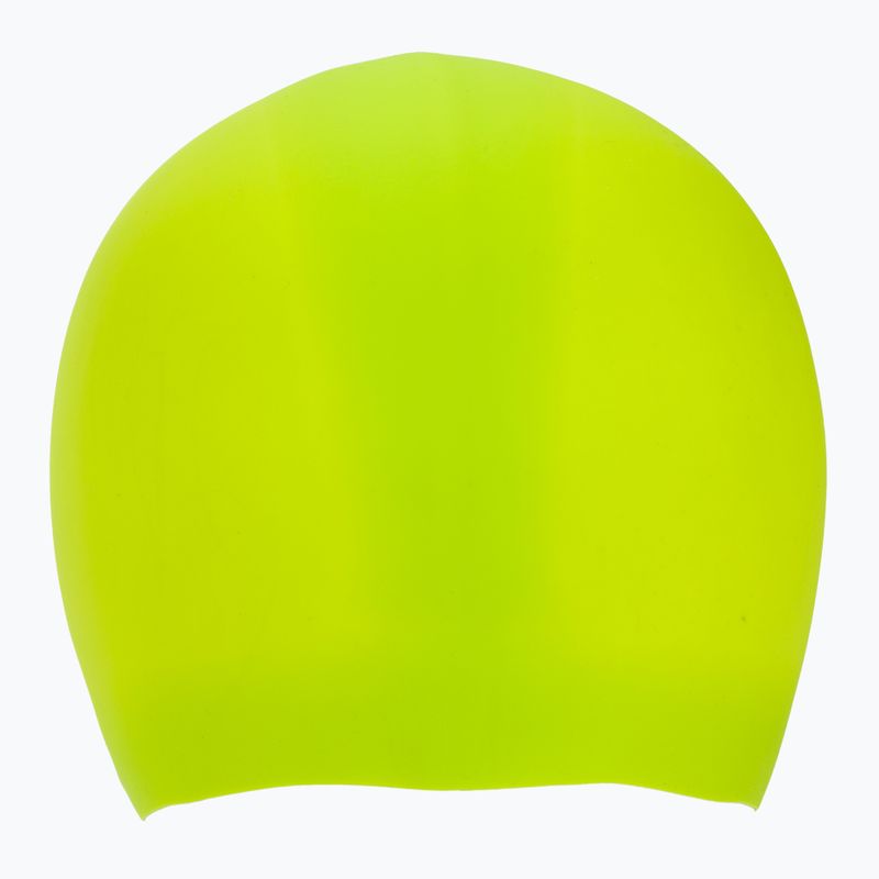 Шапочка для плавання TYR Wrinkle Free Silicone limelight 2