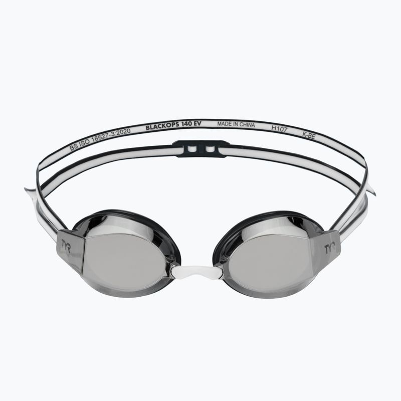 Окуляри для плавання TYR Blackops 140 Ev Racing Mirrored black/white 2