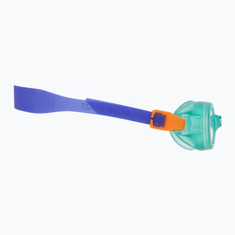 Окуляри для плавання дитячі TYR Aqua Blaze green/orange 3