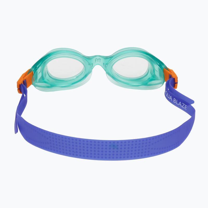 Окуляри для плавання дитячі TYR Aqua Blaze green/orange 4