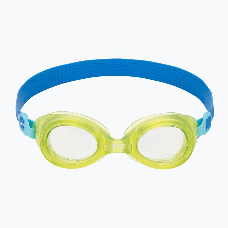Окуляри для плавання дитячі TYR Aqua Blaze royal/lime 2