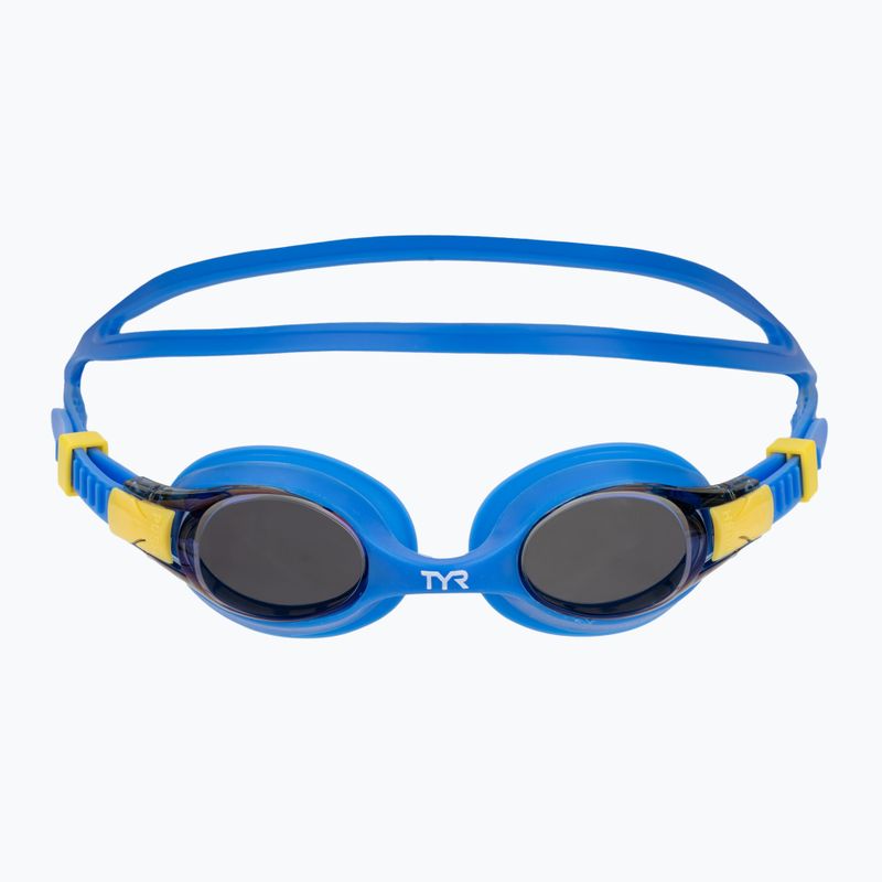 Окуляри для плавання дитячі TYR Swimple Metallized blue/yellow 2