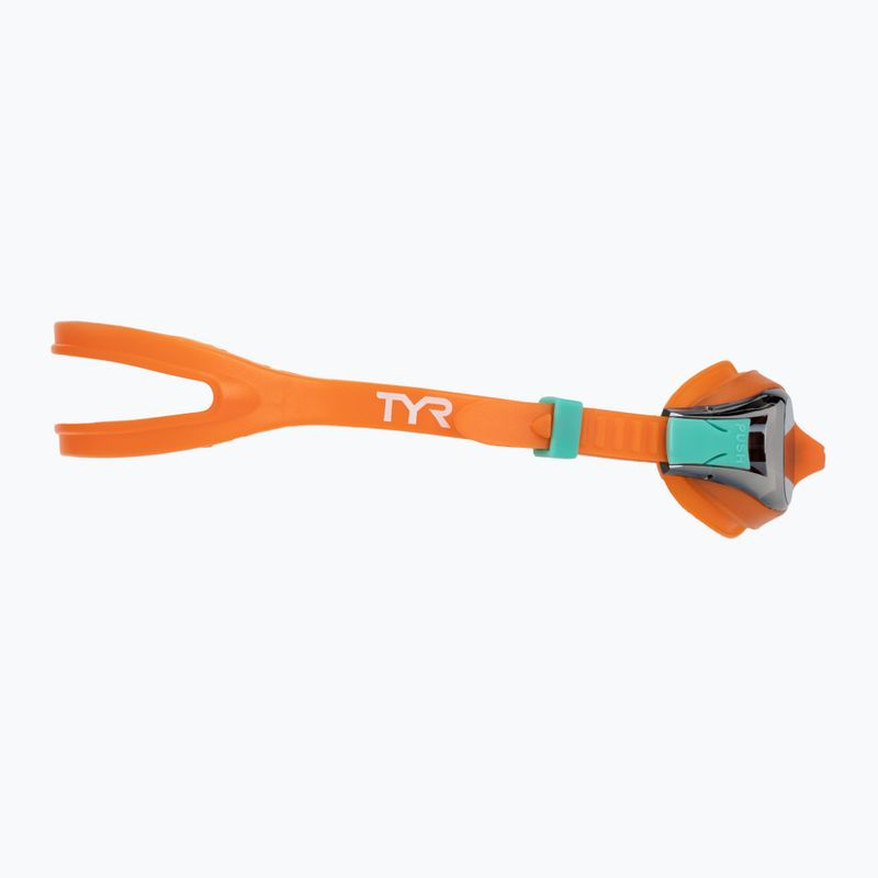 Окуляри для плавання дитячі TYR Swimple Metallized orange/multi 3