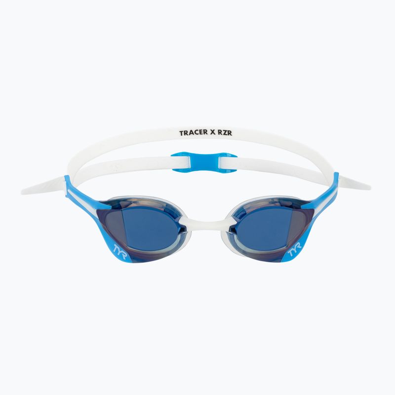Окуляри для плавання TYR Tracer-X Elite Racing Mirrored blue/white 2