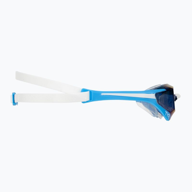 Окуляри для плавання TYR Tracer-X Elite Racing Mirrored blue/white 3