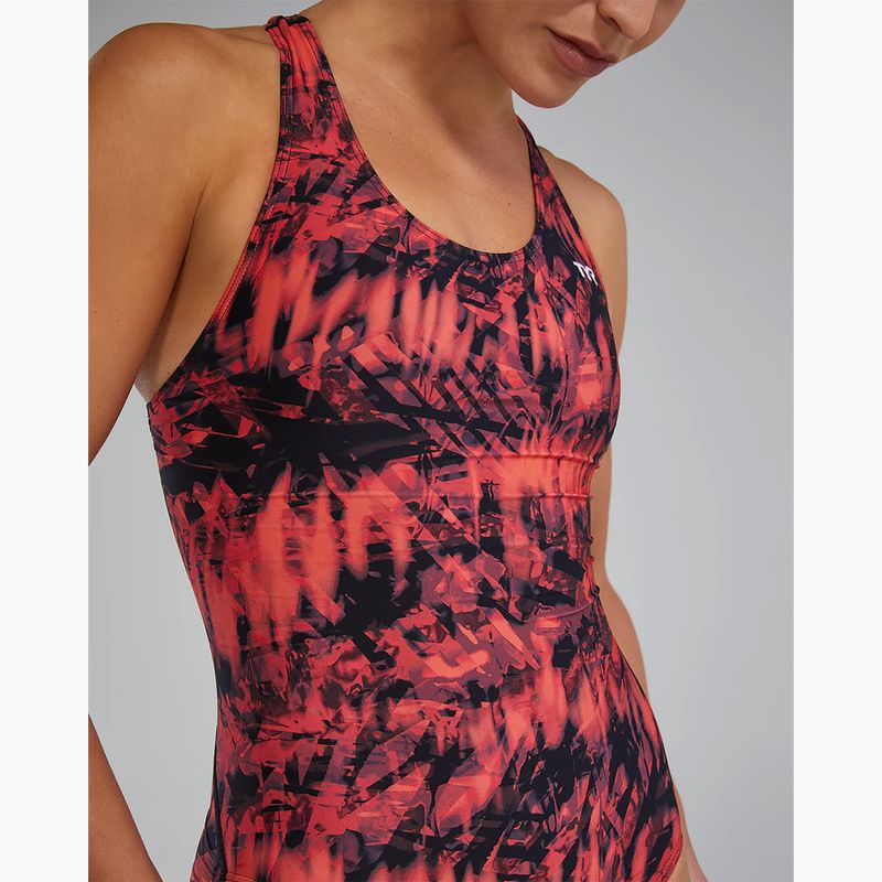 Купальник суцільний жіночий TYR Durafast Lite Seismo Maxfit red 7