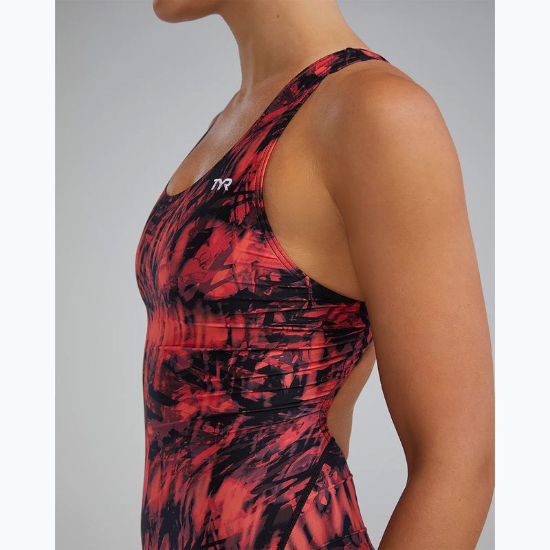 Купальник суцільний жіночий TYR Durafast Lite Seismo Maxfit red 8