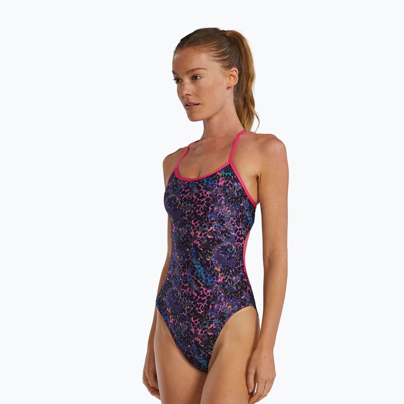 Купальник суцільний жіночий TYR Durafast Elite Trinityfit petunia stipple 3