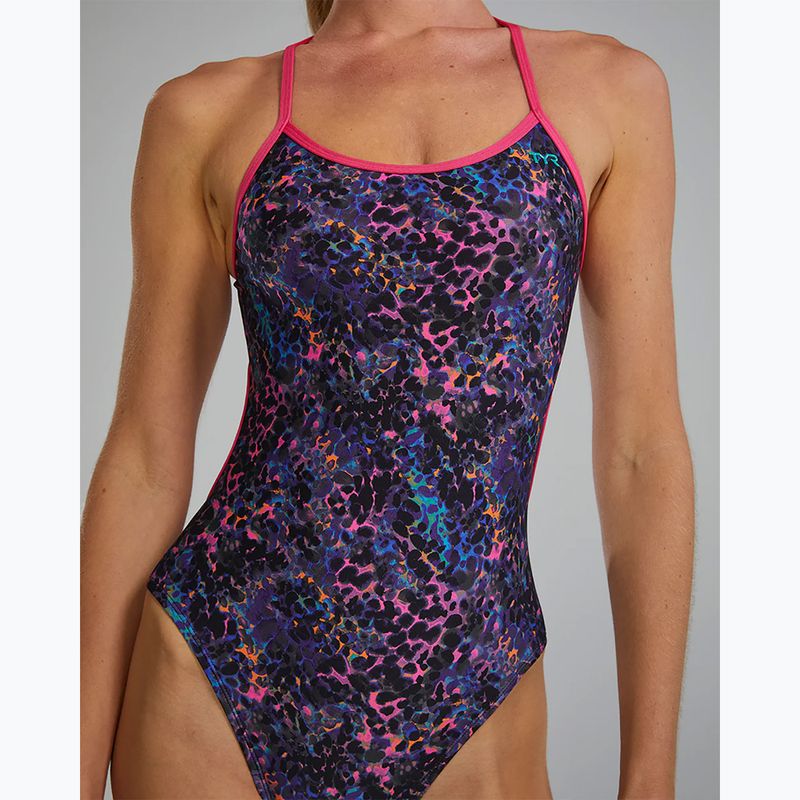 Купальник суцільний жіночий TYR Durafast Elite Trinityfit petunia stipple 5