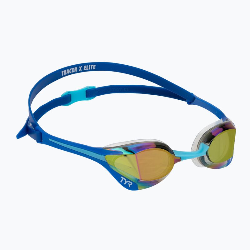 Окуляри для плавання TYR Tracer-X Elite Racing Mirrored blue/turquoise 2