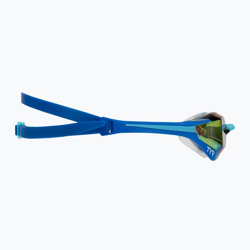 Окуляри для плавання TYR Tracer-X Elite Racing Mirrored blue/turquoise 4