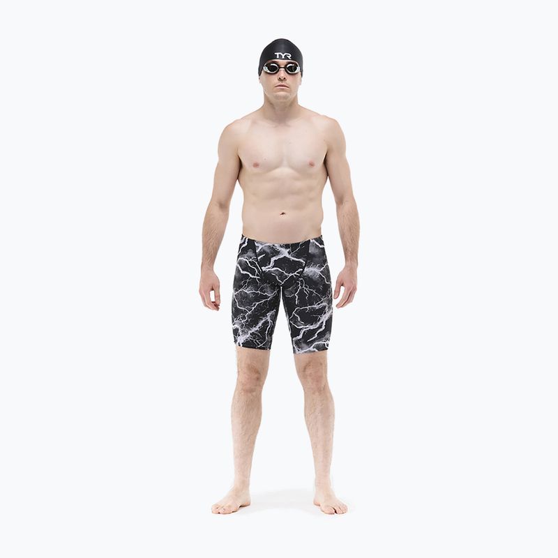 Плавки чоловічі TYR Durafast Elite Arterix Jammer titanium 2