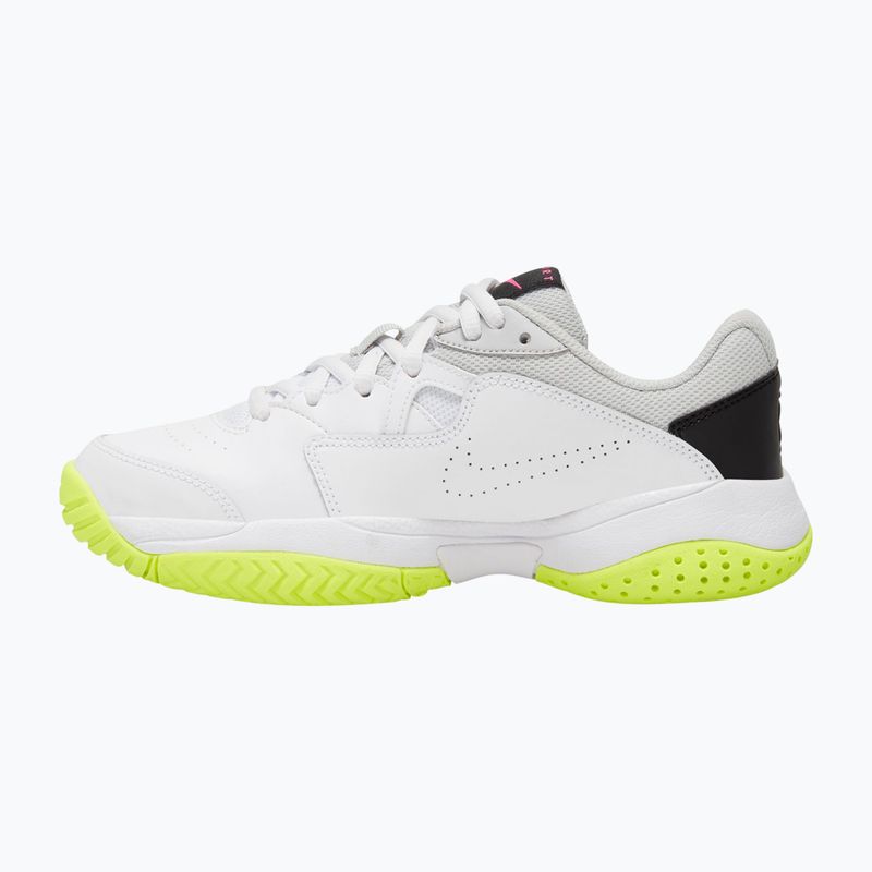 Кросівки тенісні дитячі Nike Court Lite 2 Jr white/hot lime/grey fog/laser fuchsia 2