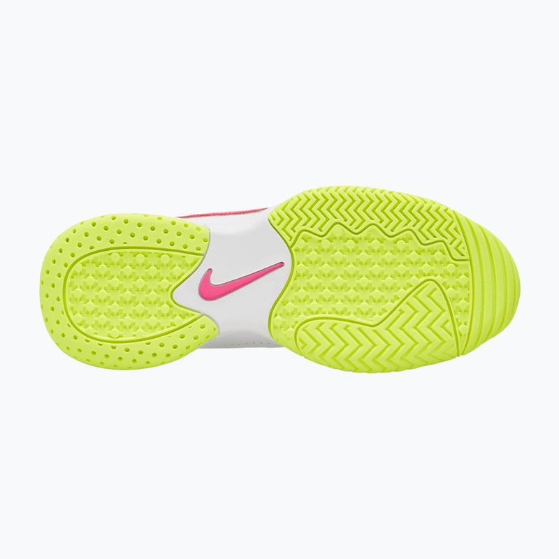 Кросівки тенісні дитячі Nike Court Lite 2 Jr white/hot lime/grey fog/laser fuchsia 3