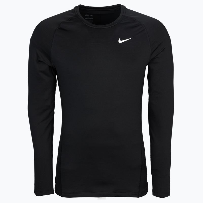 Лонгслів тренувальний чоловічий  Nike Pro Warm чорний CU6740-010