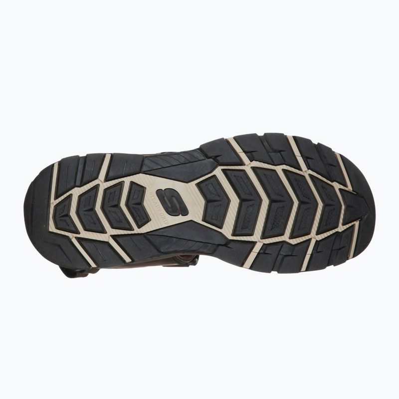 Чоловічі сандалі SKECHERS Tresmen Hirano шоколадні 12