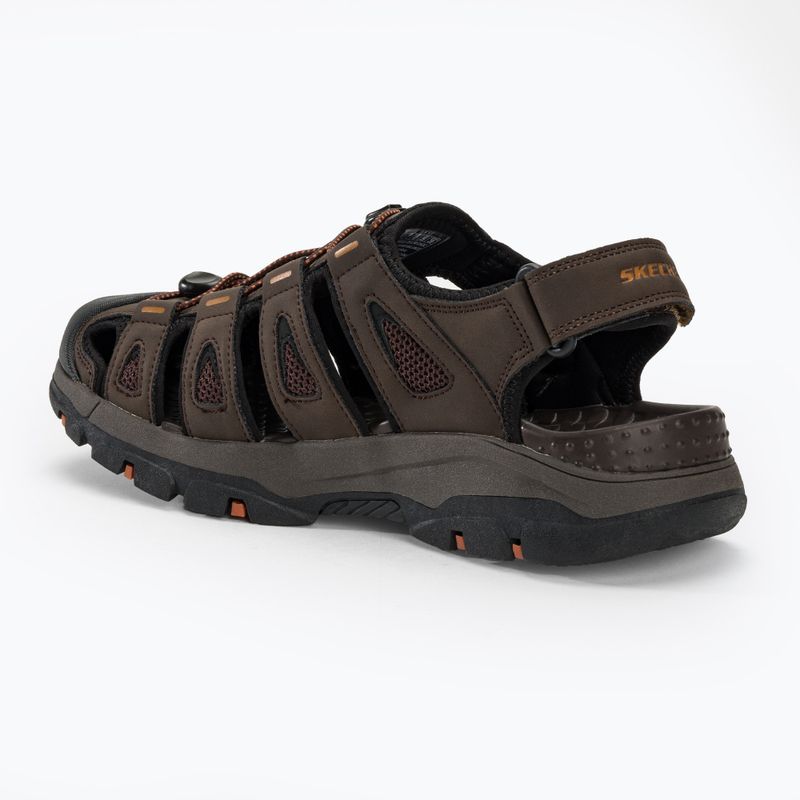 Чоловічі сандалі SKECHERS Tresmen Outsen шоколадні 3