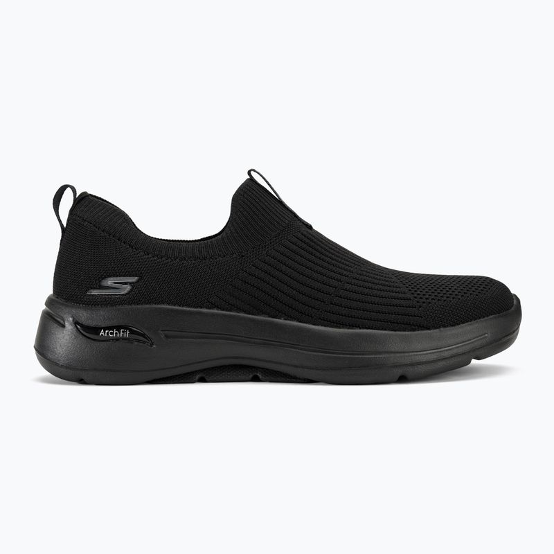 Кросівки жіночі SKECHERS Go Walk Arch Fit Iconic black 2