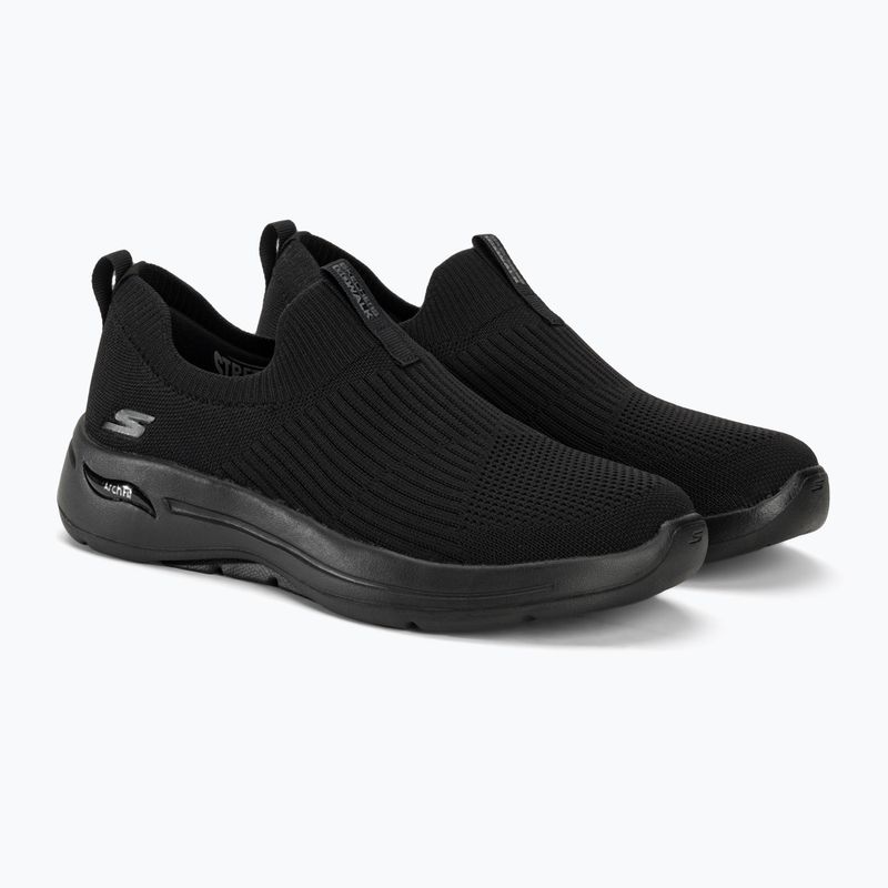 Кросівки жіночі SKECHERS Go Walk Arch Fit Iconic black 4